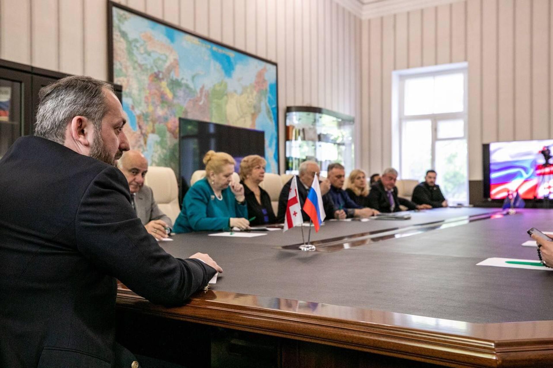 Глава Грузинской диаспоры Грузии в России Давид Цецхладзе Глава Грузинской диаспоры Грузии в России Давид Цецхладзе - Sputnik Грузия, 1920, 12.10.2024