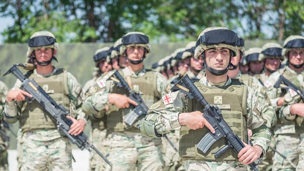 Открытие центра боевой подготовки в Вазиани - Sputnik Грузия